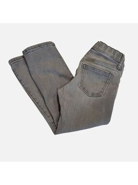 Old Navy Toddler Boys Jeans 5T Gray Karate Indigo Adjustable Waist Built In Flex